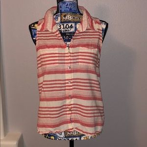 Just Living Sleeveless Colored Blouse